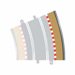scalextric radius 4 curve outer borders 22.5? x 4 - 1:32 track and accessories (c8238)