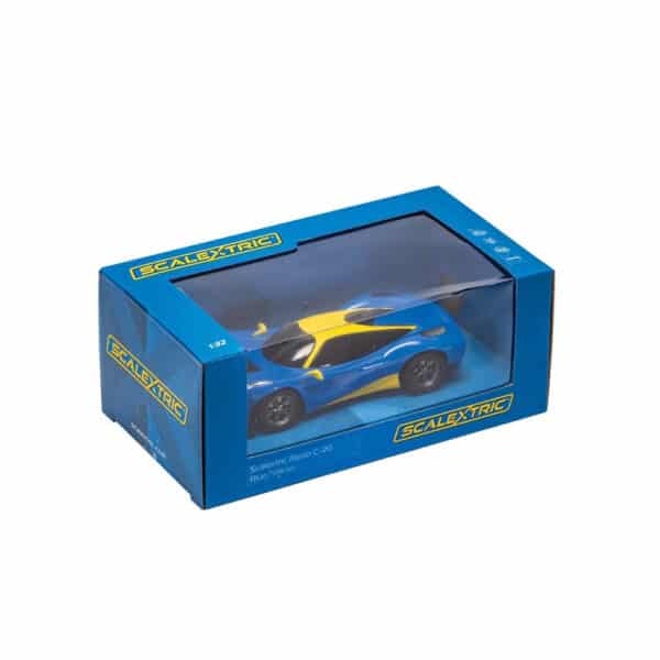 scalextric rasio c20 - metallic blue - 1:32 slot cars (c4141)