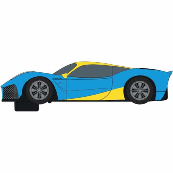 scalextric rasio c20 - metallic blue - 1:32 slot cars (c4141)