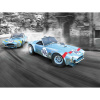 scalextric shelby cobra 289 - 1964 targa florio twin pack - 1:32 slot cars (c4305a)