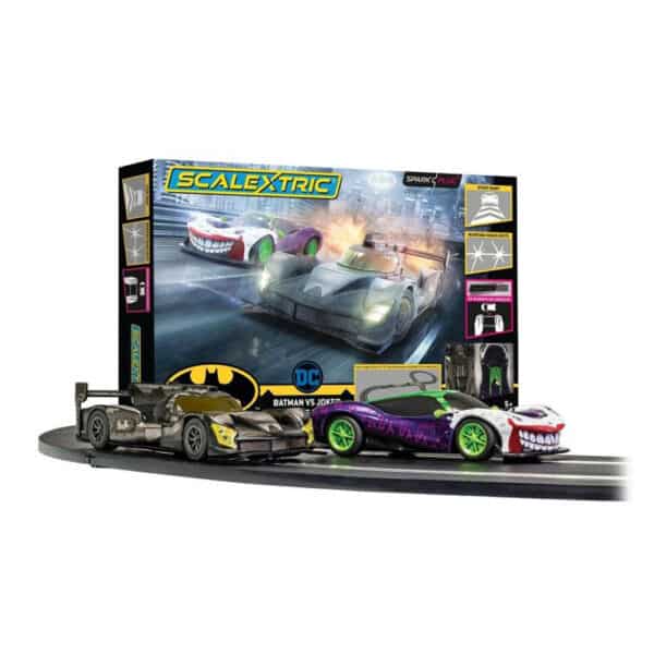 scalextric spark plug - batman vs joker race set - 1:32 (c1415m)