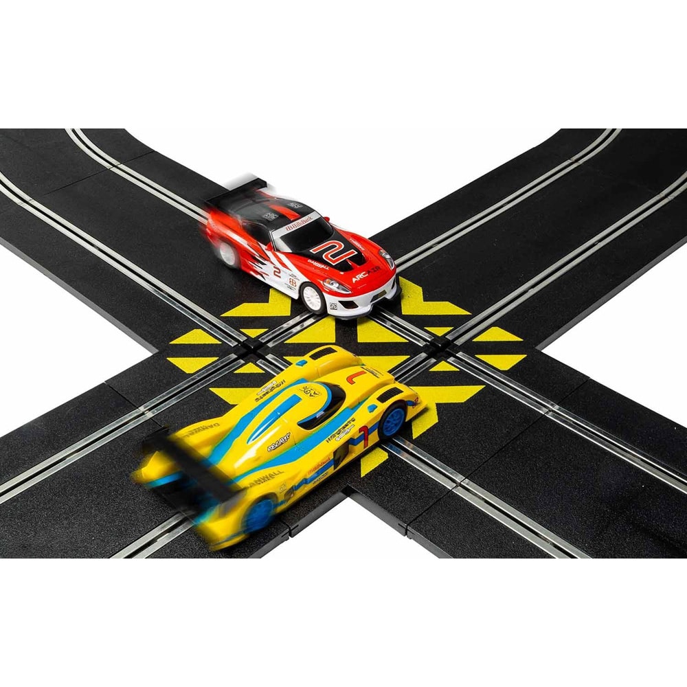 Scalextric C8210 Straight Crossover Track – 1/32 Slot Car, New Take-Off, No Packaging