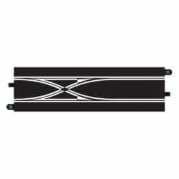 scalextric straight lane change track - 1:32 digital track and accessories (c7036)