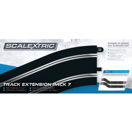 scalextric track extension pack 7 - 1:32 track and accessories (c8556)