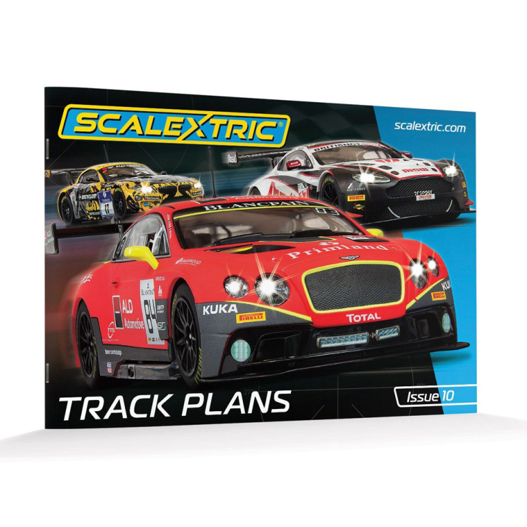 scalextric track plans book (10th edition) - 1:32 catalogues (c8334)