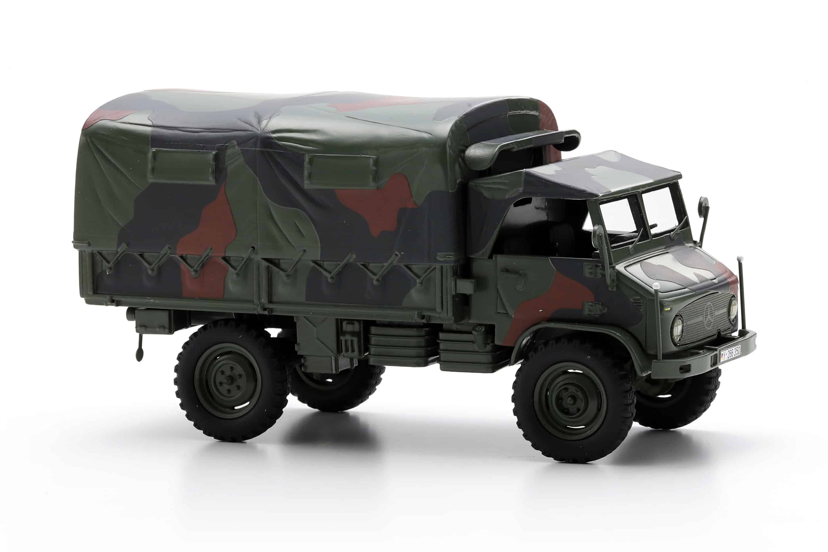 Schuco 1:35 Mercedes-Benz Unimog S404 German Army Camouflage (450931200) Resin Model 2 Schuco 1:35 Mercedes-Benz Unimog S404 German Army Camouflage (450931200) Resin Model - Image 2