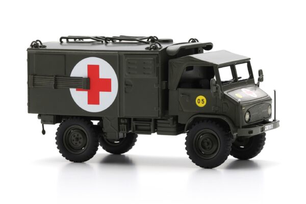 Schuco 1:35 Mercedes-Benz Unimog S404 Medic Unit German Army (450931100) Resin Model 11 Schuco 1:35 Mercedes-Benz Unimog S404 Medic Unit German Army (450931100) Resin Model