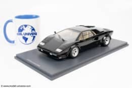 Schuco - 1:18 Lamborghini Countach LP5000 S Black - Resin Model