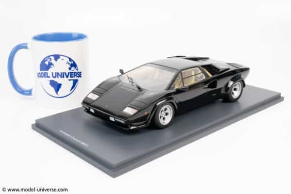 Schuco - 1:18 Lamborghini Countach LP5000 S Black - Resin Model