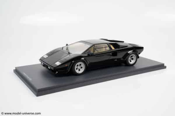 Schuco - 1:18 Lamborghini Countach LP5000 S Black - Resin Model