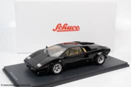 Schuco - 1:18 Lamborghini Countach LP5000 S Black - Resin Model