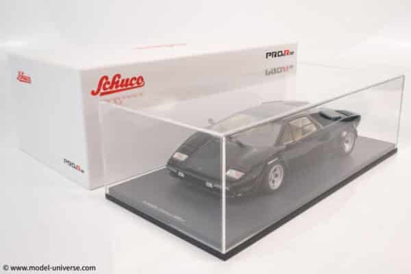Schuco - 1:18 Lamborghini Countach LP5000 S Black - Resin Model