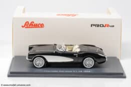 schuco 143 chevrolet corvette c1 v8 1956 black 43U00046 06