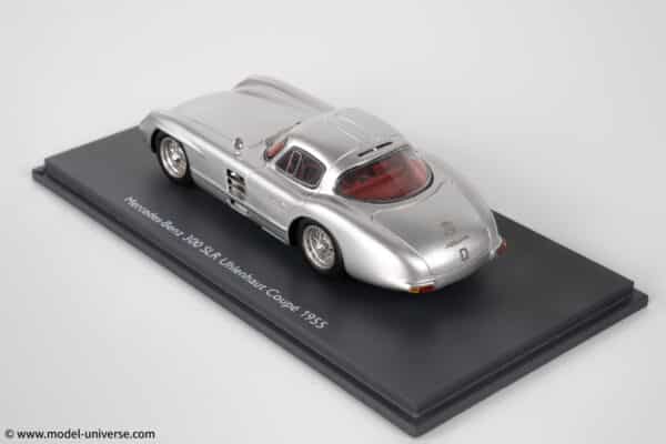 Schuco - 1:43 Mercedes-Benz 300 SLR Uhlenhaut Coupe 1955 Silver - Resin Model