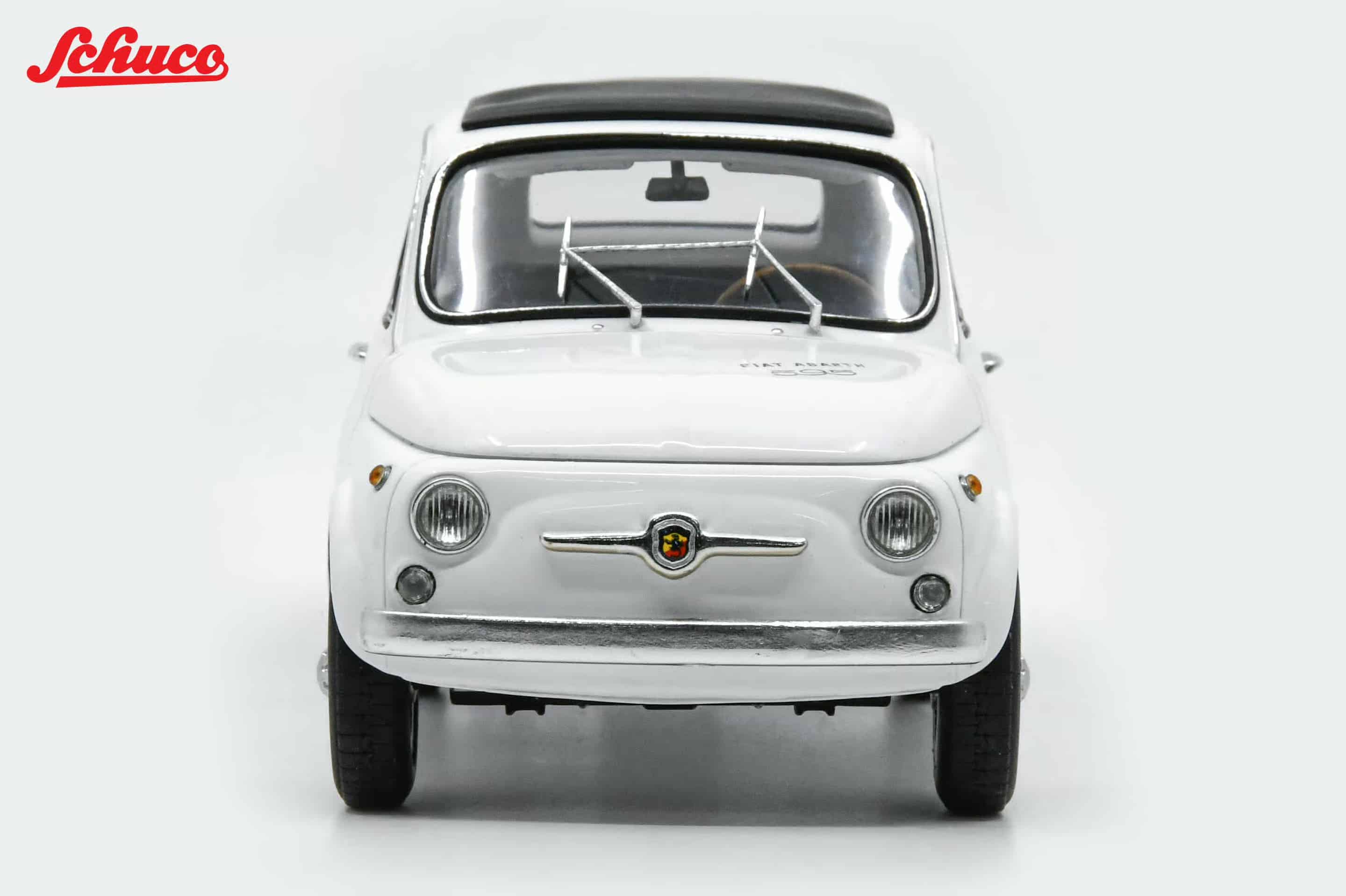 Schuco - 1:18 Fiat 500 Abarth 595 SS 1965 White - Resin Model 7 Schuco - 1:18 Fiat 500 Abarth 595 SS 1965 White - Resin Model - Image 7