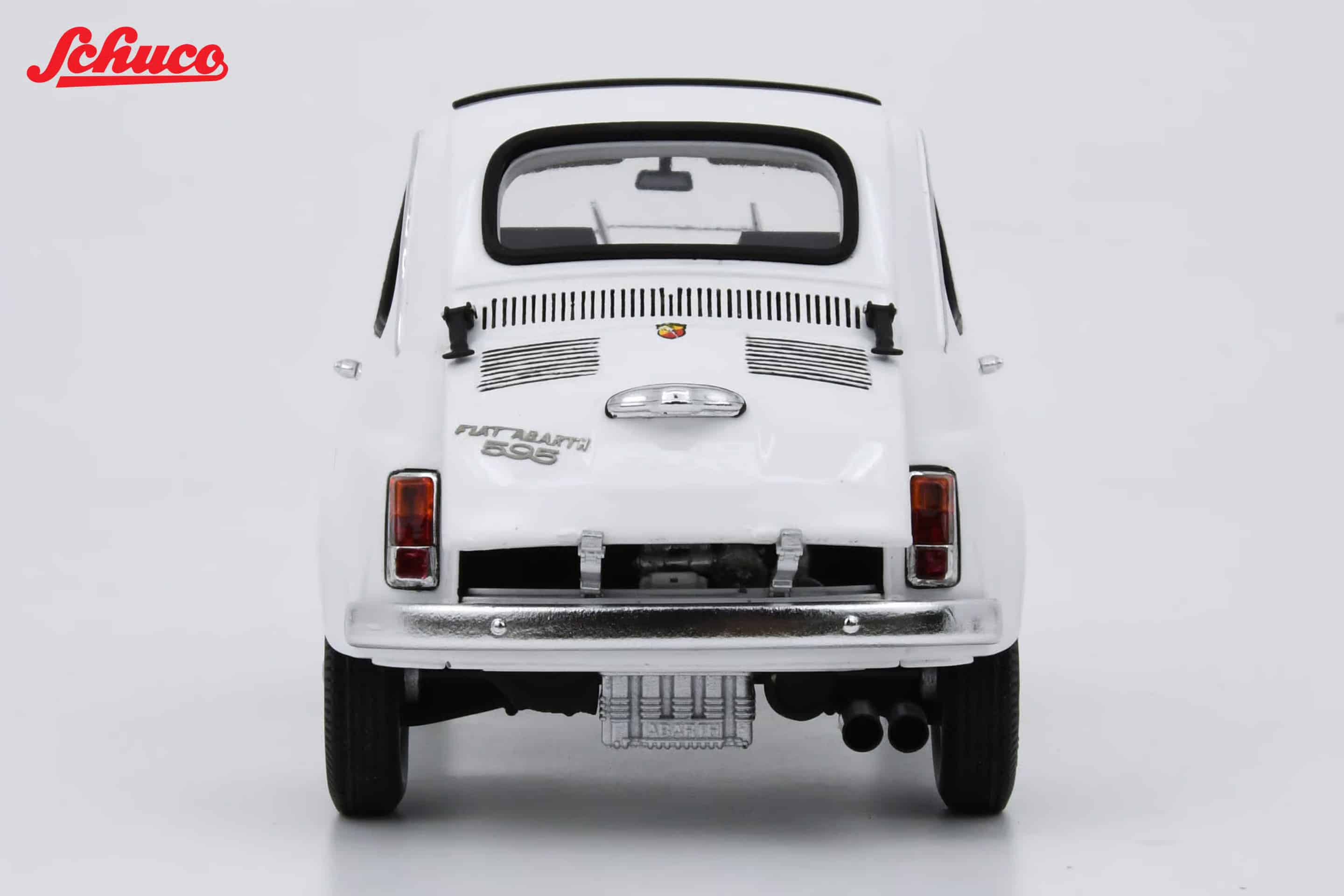 Schuco - 1:18 Fiat 500 Abarth 595 SS 1965 White - Resin Model 6 Schuco - 1:18 Fiat 500 Abarth 595 SS 1965 White - Resin Model - Image 6
