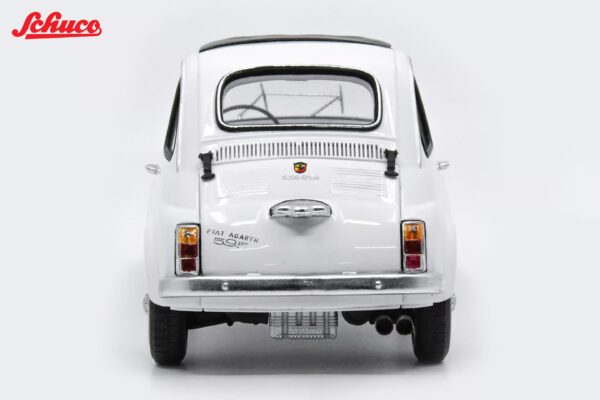 Schuco - 1:18 Fiat 500 Abarth 595 SS 1965 White - Resin Model 11 Schuco - 1:18 Fiat 500 Abarth 595 SS 1965 White - Resin Model