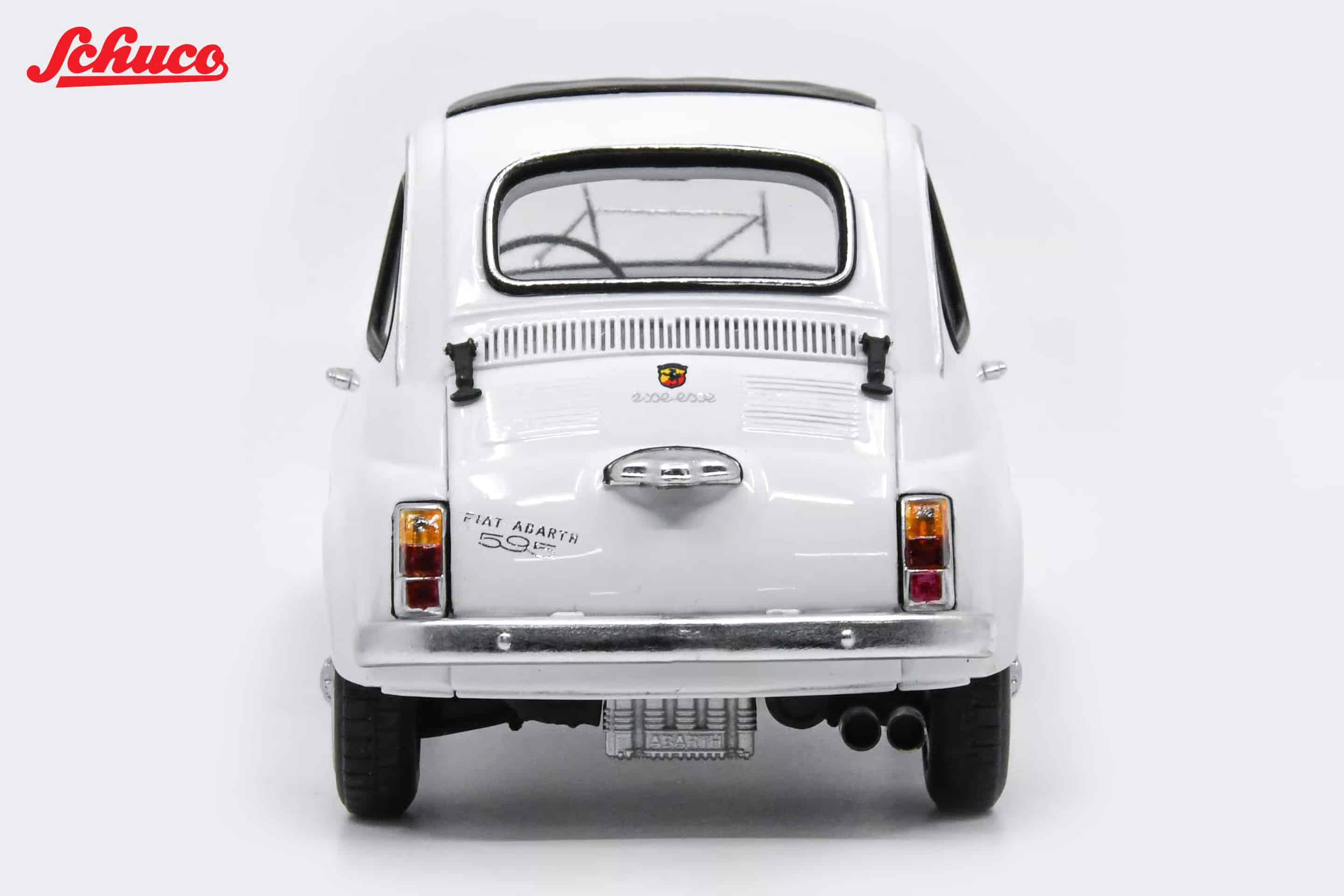 Schuco - 1:18 Fiat 500 Abarth 595 SS 1965 White - Resin Model 5 Schuco - 1:18 Fiat 500 Abarth 595 SS 1965 White - Resin Model - Image 5