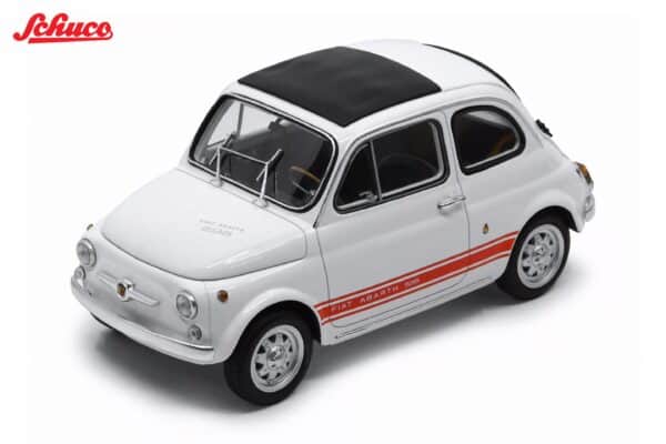 Schuco - 1:18 Fiat 500 Abarth 595 SS 1965 White - Resin Model