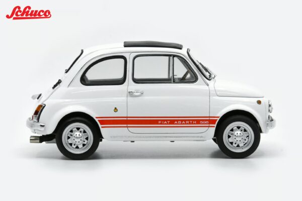 Schuco - 1:18 Fiat 500 Abarth 595 SS 1965 White - Resin Model 9 Schuco - 1:18 Fiat 500 Abarth 595 SS 1965 White - Resin Model