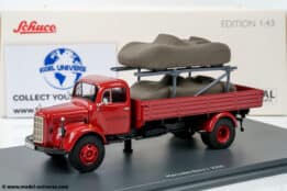 Schuco - 1:43 Mercedes-Benz L3500 "Porsche-Renndienst" with Porsche 718 RS - Diecast Model