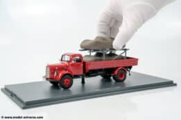 Schuco - 1:43 Mercedes-Benz L3500 "Porsche-Renndienst" with Porsche 718 RS - Diecast Model