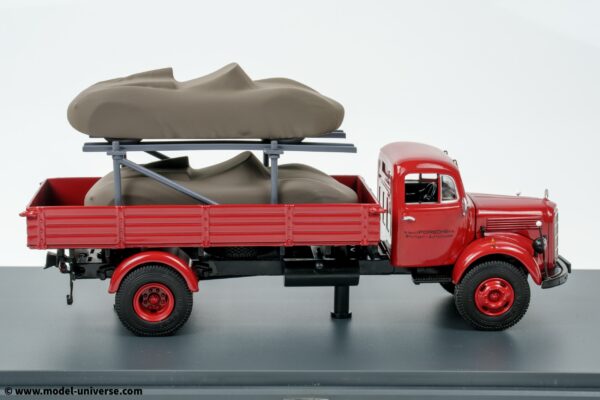 Schuco - 1:43 Mercedes-Benz L3500 "Porsche-Renndienst" with Porsche 718 RS - Diecast Model 16 Schuco - 1:43 Mercedes-Benz L3500