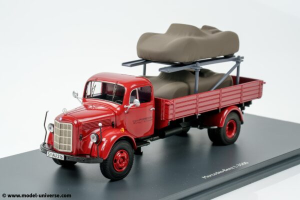 Schuco - 1:43 Mercedes-Benz L3500 "Porsche-Renndienst" with Porsche 718 RS - Diecast Model 14 Schuco - 1:43 Mercedes-Benz L3500
