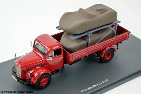 Schuco - 1:43 Mercedes-Benz L3500 "Porsche-Renndienst" with Porsche 718 RS - Diecast Model 18 Schuco - 1:43 Mercedes-Benz L3500