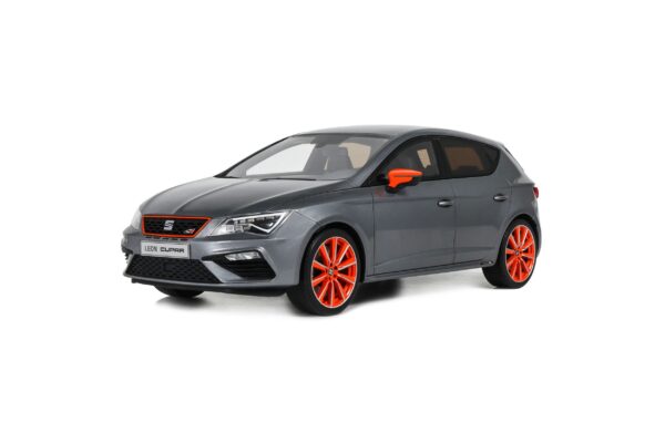 Otto Mobile 1:18 Seat Leon Cupra Performance Pack Monsoon Grey 2018 Limited Edition Resin Model