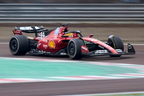 Lewis Hamilton Tests For Ferrari