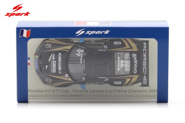 Alternative view of Spark 1:43 Porsche 911 GT3 Cup No.99 Marcus Amand Porsche Carrera Cup France Champion 2025 (SF339) Resin Model