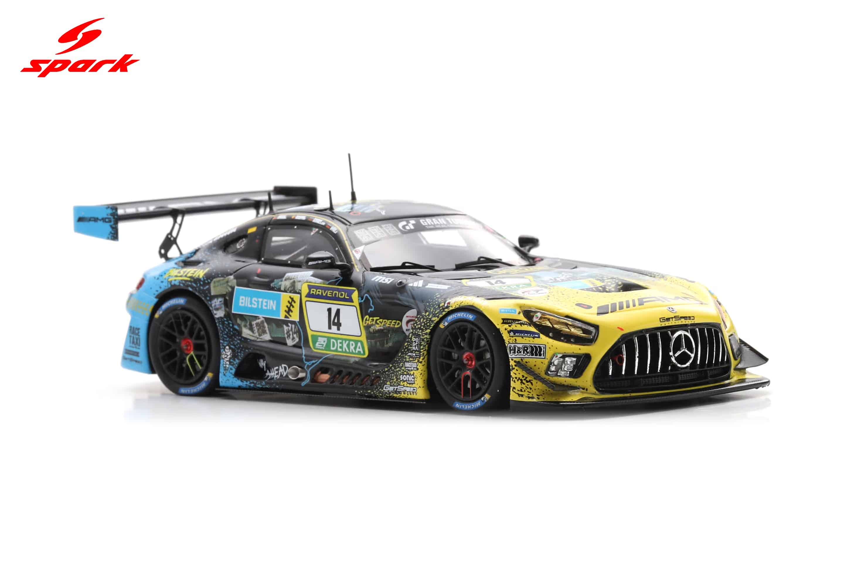 Spark 1:43 Mercedes-AMG GT3 No.14 Mercedes-AMG Team GetSpeed 24h Nurburgring 2025 M.Engel, M.Martin, F.Schiller, L.Stolz (SG1005) Limited Edition Resin Model 3 Spark 1:43 Mercedes-AMG GT3 No.14 Mercedes-AMG Team GetSpeed 24h Nurburgring 2025 M.Engel, M.Martin, F.Schiller, L.Stolz (SG1005) Limited Edition Resin Model - Image 3