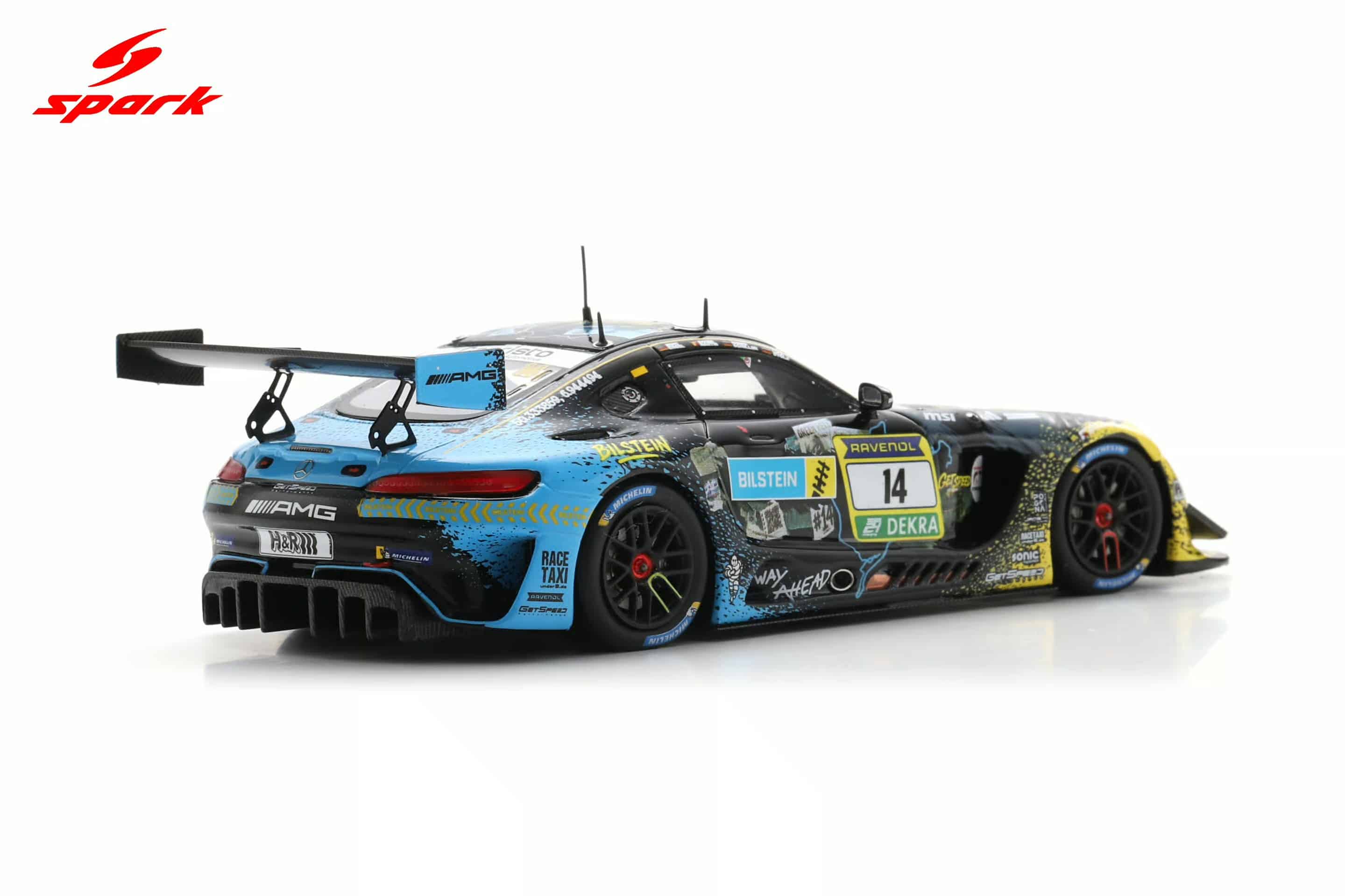 Spark 1:43 Mercedes-AMG GT3 No.14 Mercedes-AMG Team GetSpeed 24h Nurburgring 2025 M.Engel, M.Martin, F.Schiller, L.Stolz (SG1005) Limited Edition Resin Model 6 Spark 1:43 Mercedes-AMG GT3 No.14 Mercedes-AMG Team GetSpeed 24h Nurburgring 2025 M.Engel, M.Martin, F.Schiller, L.Stolz (SG1005) Limited Edition Resin Model - Image 6