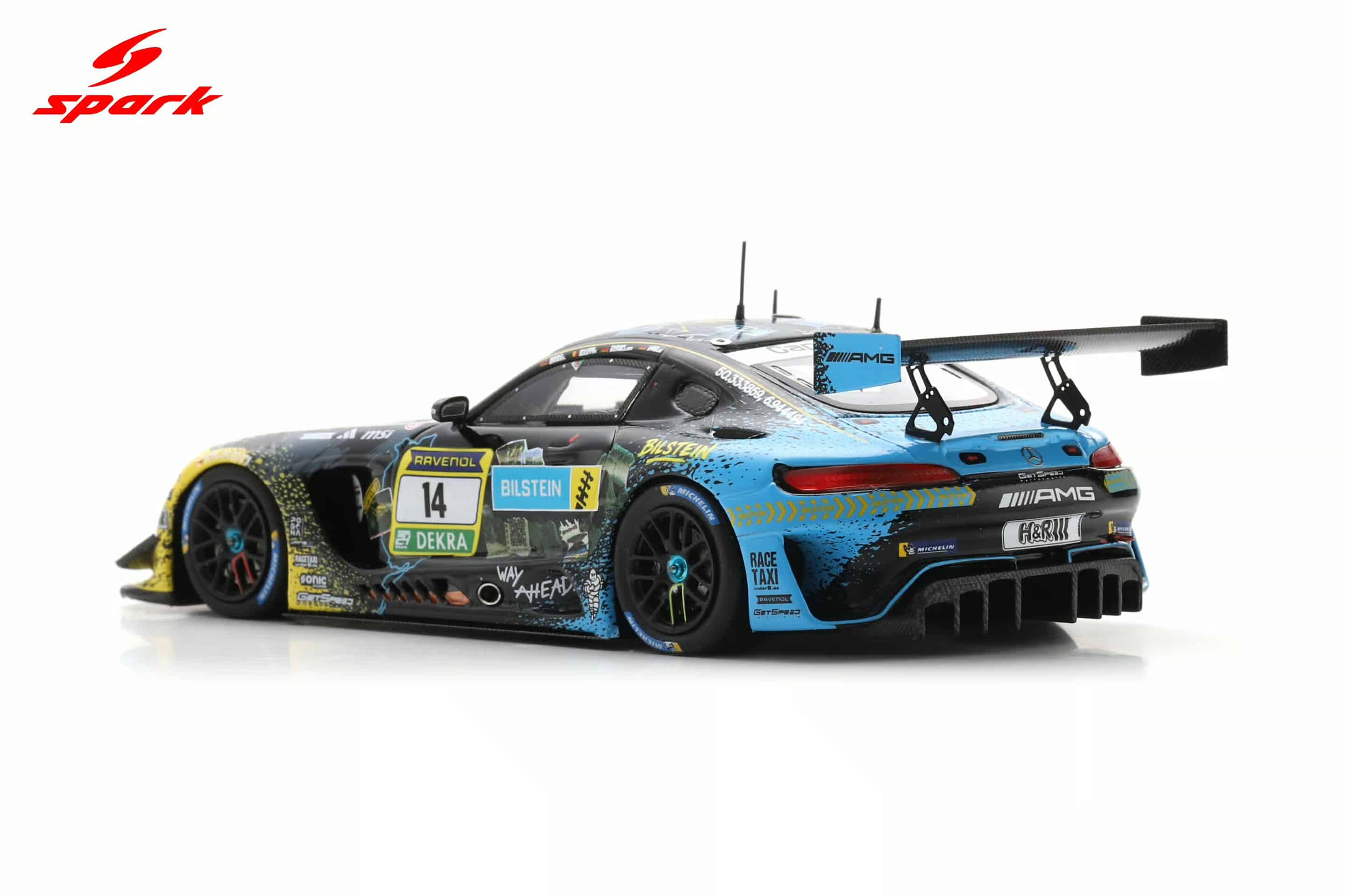 Spark 1:43 Mercedes-AMG GT3 No.14 Mercedes-AMG Team GetSpeed 24h Nurburgring 2025 M.Engel, M.Martin, F.Schiller, L.Stolz (SG1005) Limited Edition Resin Model 7 Spark 1:43 Mercedes-AMG GT3 No.14 Mercedes-AMG Team GetSpeed 24h Nurburgring 2025 M.Engel, M.Martin, F.Schiller, L.Stolz (SG1005) Limited Edition Resin Model - Image 7