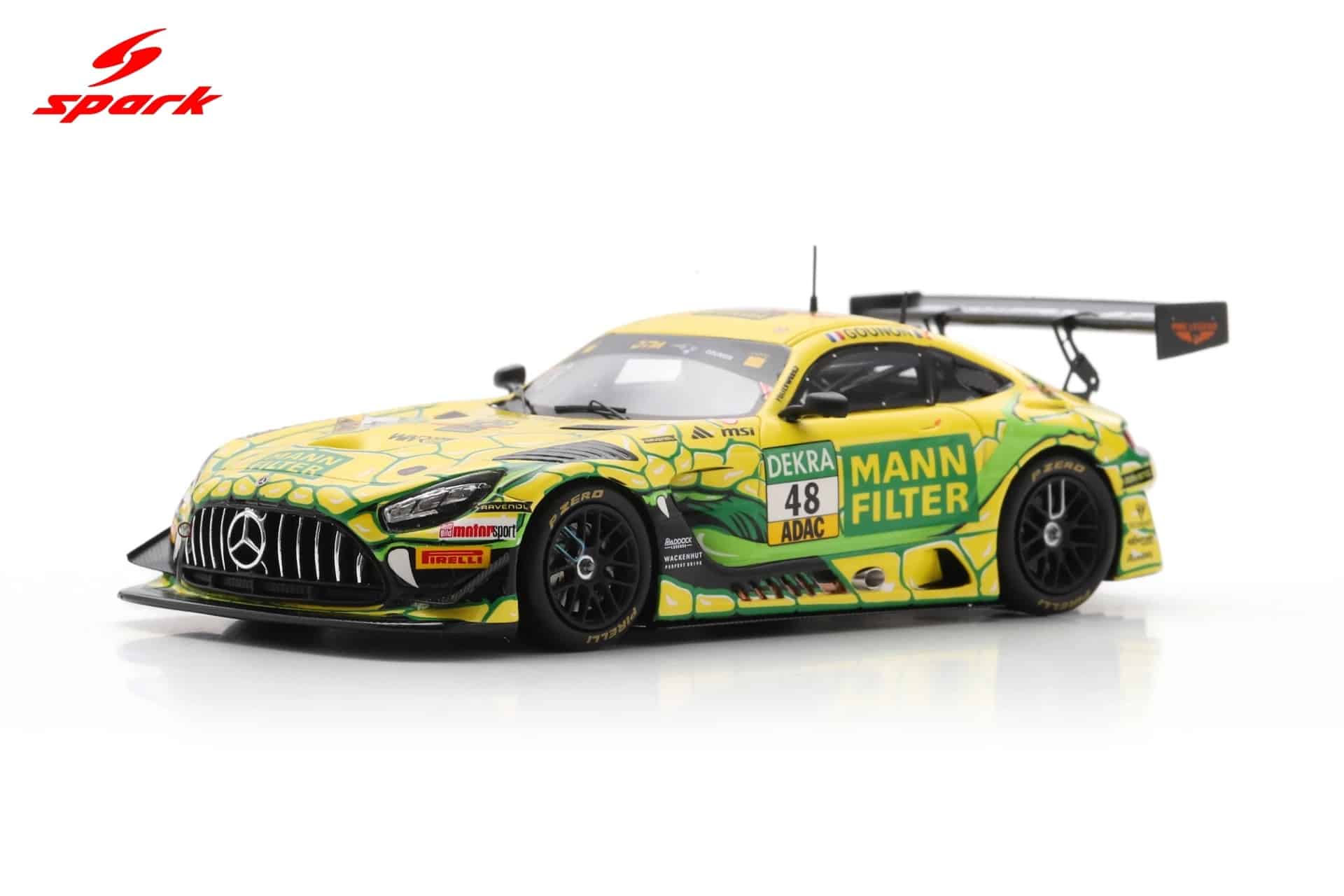 Spark 1:43 Mercedes-AMG GT3 No.48 Jules Gounon Mercedes-AMG Team Mann-Filter DTM 2025 (SG480) Limited Edition Resin Model 8 Spark 1:43 Mercedes-AMG GT3 No.48 Jules Gounon Mercedes-AMG Team Mann-Filter DTM 2025 (SG480) Limited Edition Resin Model - Image 8