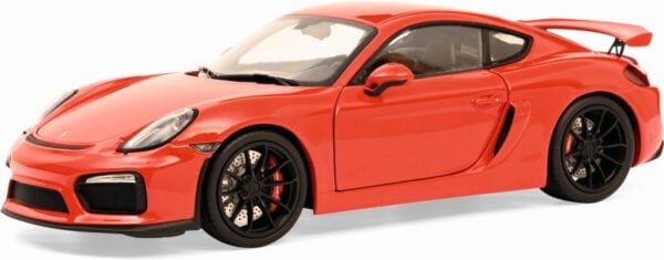 Schuco 1:18 Porsche 718 Cayman GT4 Red Diecast Model Car 450040300