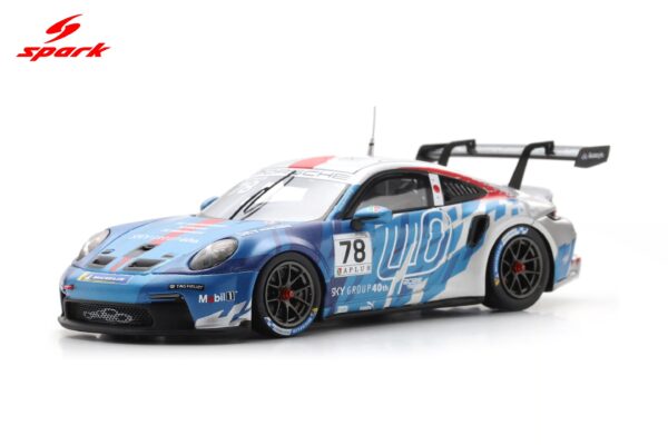 Alternative view of Spark 1:43 Porsche 911 GT3 Cup No.78 Iori Kimura Porsche Carrera Cup Japan Champion 2025 (SJ182) Resin Model