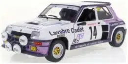 Solido 1:18 Renault 5 Turbo White #14 Auriol/Nouaille Rallye Lyon Charbonniere 1983