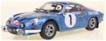 Solido 1:18 Alpine A110 1600S Blue #1 Therier/Roure Rallye Monte Carlo 1972