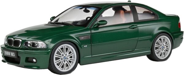 Solido 1:18 BMW E46 M3 Coupe Oxford Green 2000 (SOL 1806507) Diecast Model