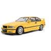 Solido 1:18 BMW M3 (E36) Coupe Dakar Yellow 1991 (S1803917) Diecast Model 19 Solido 1:18 BMW M3 (E36) Coupé Solido Works Dakar Yellow 1991 (S1803917) diecast model – front three-quarter view