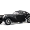 Solido 1:18 Bugatti Type 57 SC Atlantic Black 1937 (S1802101) Diecast Model 36 Solido 1:18 Bugatti Type 57 SC Atlantic Black 1937 (S1802101) diecast model – front three-quarter view