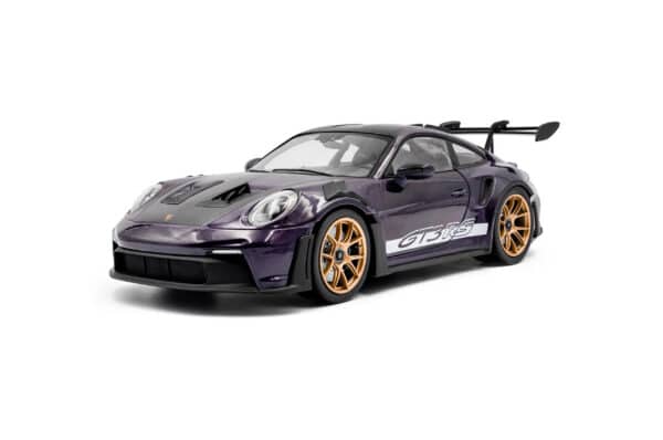 Solido 1:18 Porsche 911 (992) GT3 RS Weissach Package 2024 Viola Purple Metallic (S1812103) Diecast Model