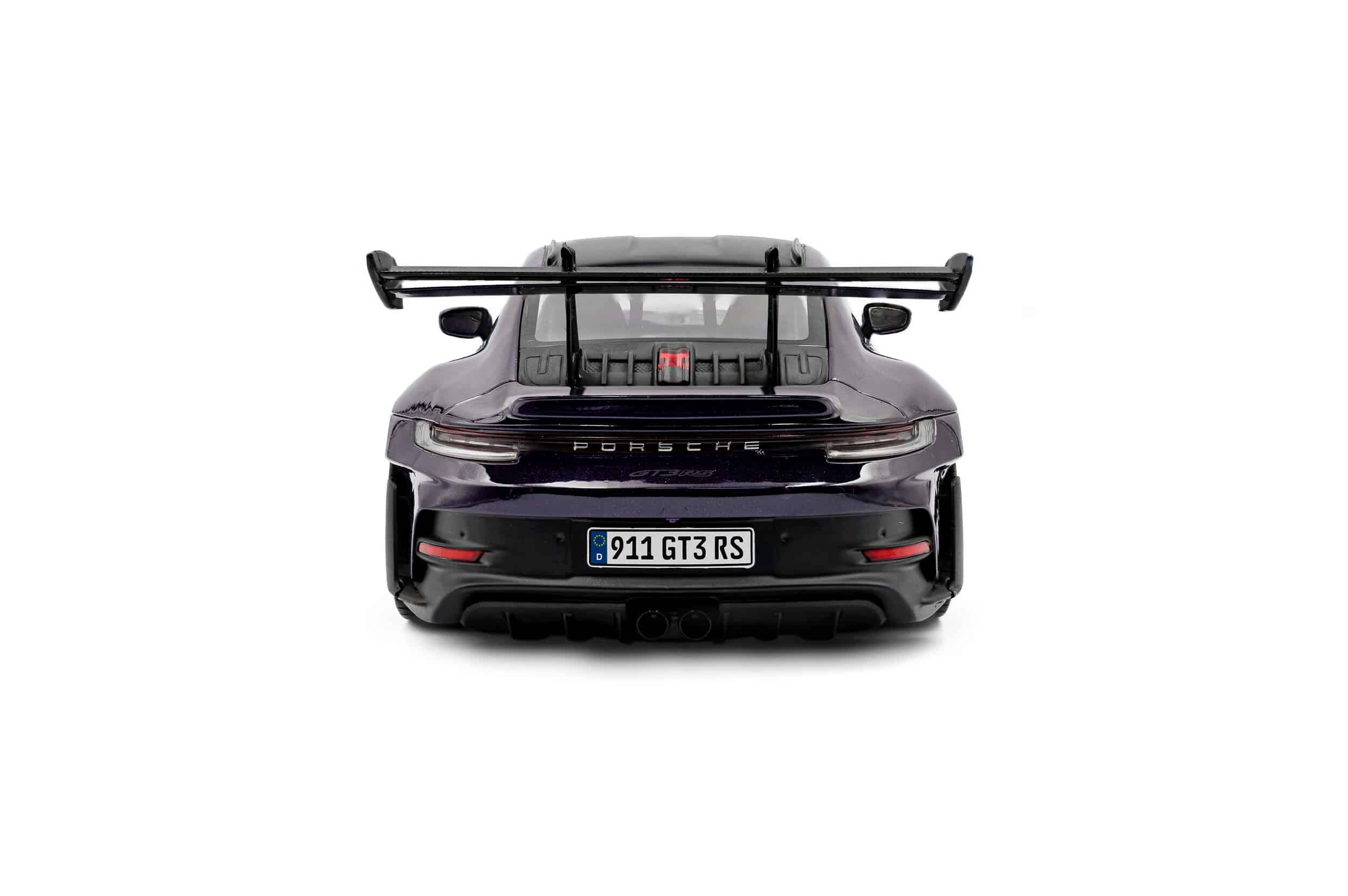 Solido 1:18 Porsche 911 (992) GT3 RS Weissach Package 2024 Viola Purple Metallic (S1812103) Diecast Model 3 Solido 1:18 Porsche 911 (992) GT3 RS Weissach Package 2024 Viola Purple Metallic (S1812103) Diecast Model - Image 3