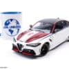 Solido - 1:18 Alfa Romeo Giulia GTA-M White/Red 2023 - Diecast Model