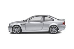 Solido 1806503 BMW E46 CSL Coupe Silver 2003 Diecast Model Car