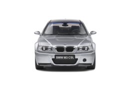 Solido 1806503 BMW E46 CSL Coupe Silver 2003 Diecast Model Car