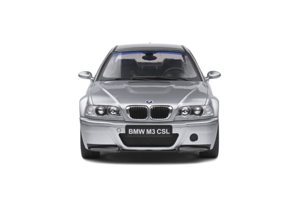 Solido 1806503 BMW E46 CSL Coupe Silver 2003 Diecast Model Car