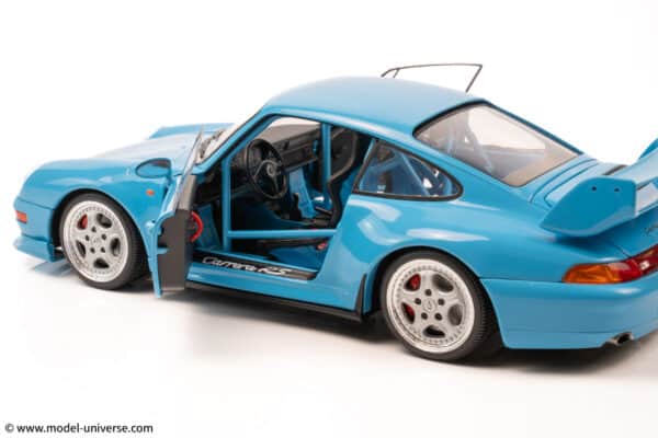 Solido - 1:18 Porsche 911 (993) Clubsport Riviera Blue 1997 - Diecast Model